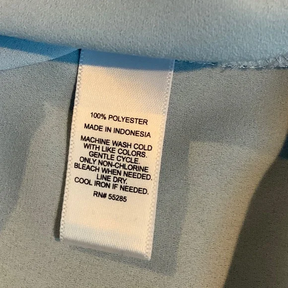 Express Blue M  Portofino Shirt Classic Scandi Girl Office Normcore Essential - Picture 7 of 7